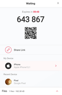 complete android iphone sms transfer via send anywhere