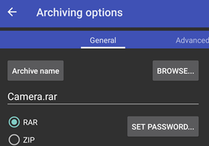 set password for photos in secure folder