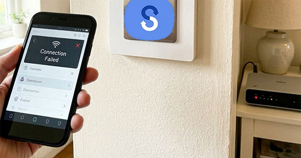 smart switch not connecting to wifi