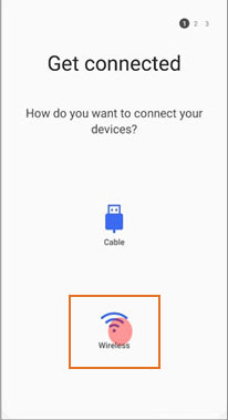 choose to connect samsung phones wirelessly