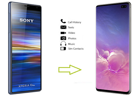 transfer data from sony to samsung