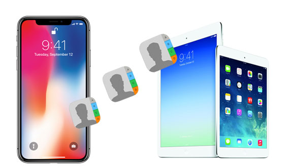how to transfer contacts from iphone to ipad