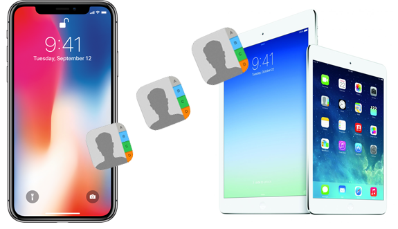 Sync contacts from clearance iphone to ipad