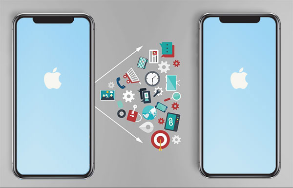 how to transfer apps from iphone to iphone