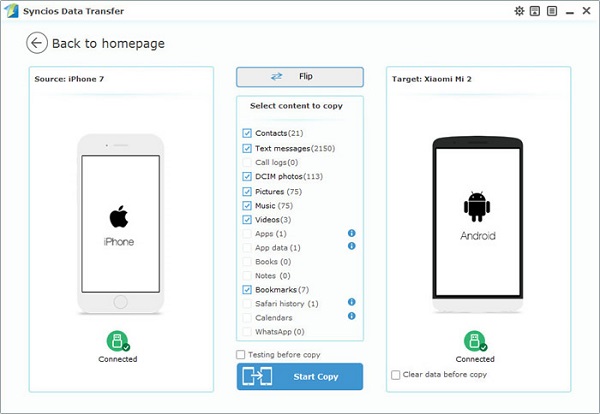 alternative to android file transfer like syncios