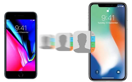 transfer contacts from iphone to iphone without icloud