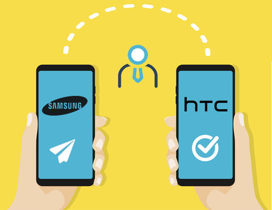how to transfer contacts from samsung to htc