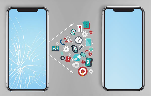transfer data from broken iphone to new iphone