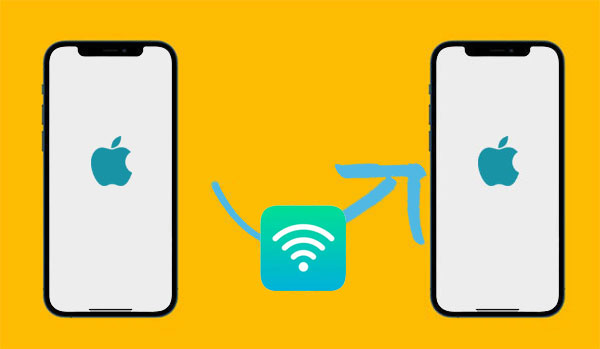 how to transfer data from iphone to iphone wirelessly