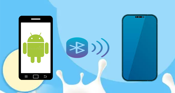 how to transfer files from android to iphone via bluetooth