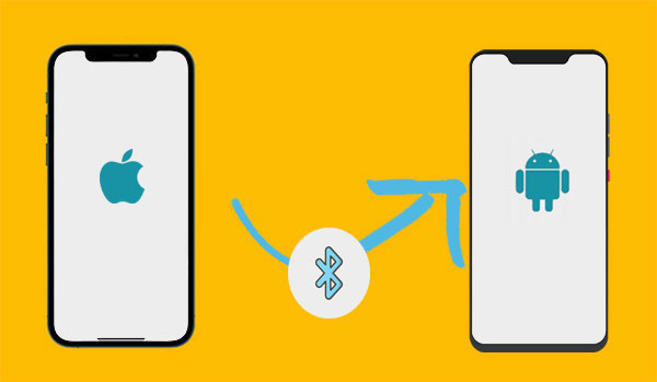 how to transfer files from iphone to android via bluetooth