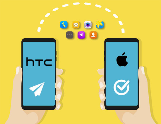 transfer htc to iphone