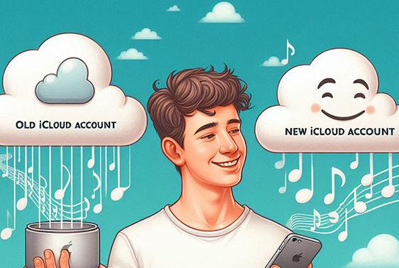 how to transfer music from one apple id to another