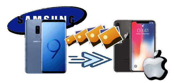 transfer photos from samsung to iphone