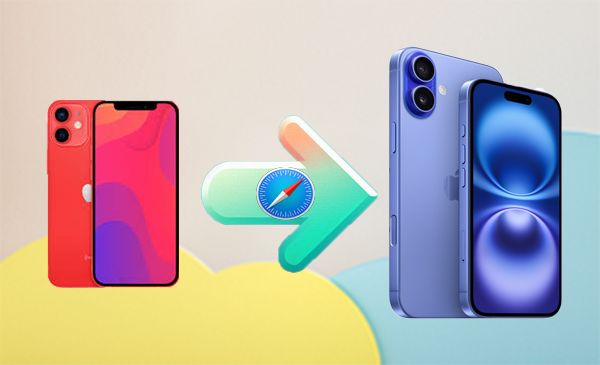 transfer safari bookmarks to new iphone