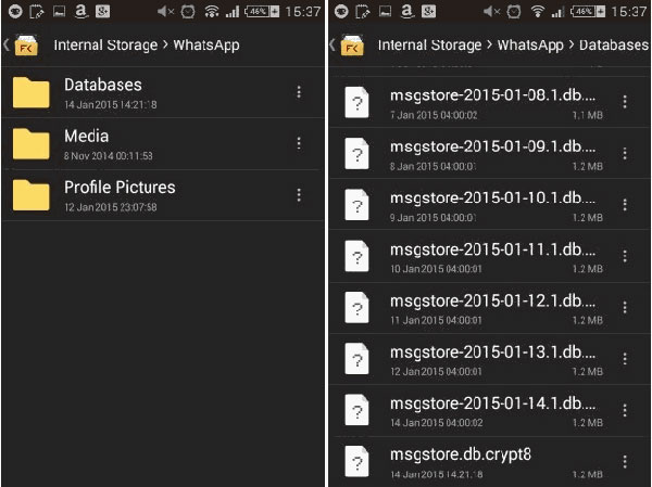 how to copy whatsapp messages from android to pc with phone memory