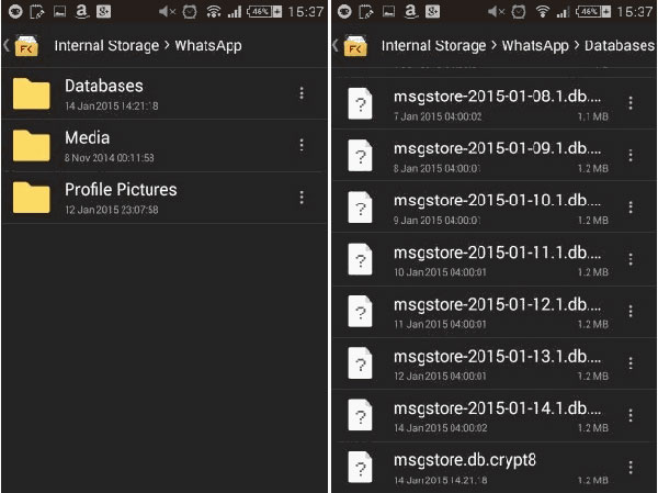 how to copy whatsapp messages from android to pc with phone memory