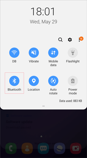 how to send photos from iphone to samsung via bluetooth
