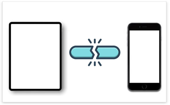 unsync iphone from ipad