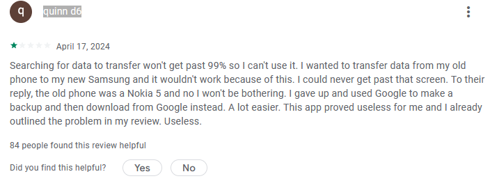 user reviews for samsung smart switch