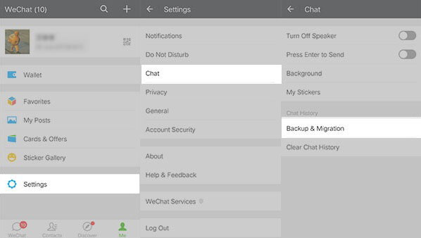how to back up wechat to new phone via chat log migration feature 