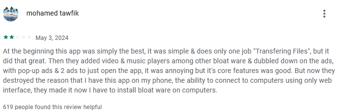 xender vs shareit user reviews