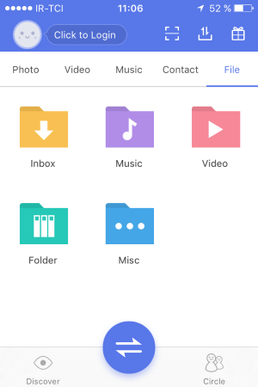 app to share files between android and ios like zapya