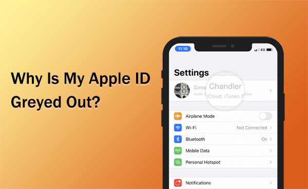 why is my apple id greyed out