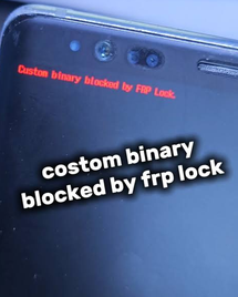 custom binary blocked by frp lock