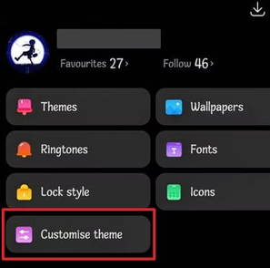 change android mi theme fingerpring lock