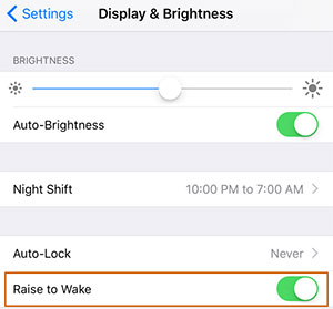 how to enable face id without passcode by disable raise to wake