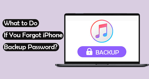 forgot iphone backup password