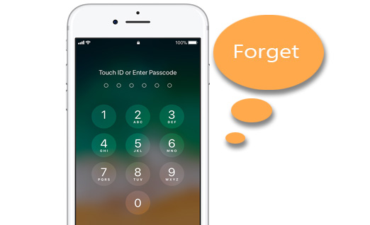 forgot iphone passcode without restore