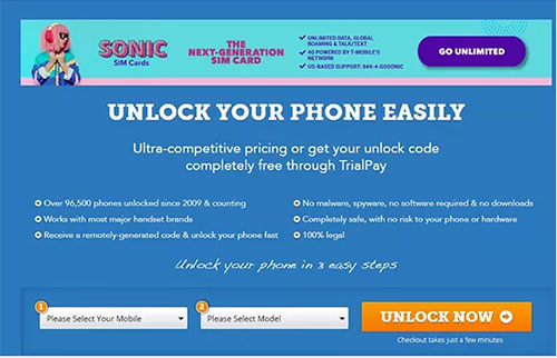 samsung phone unlocking software like freeunlocks