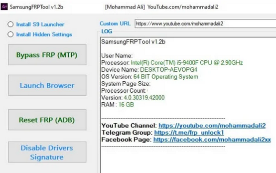how to use frp bypass tool by mohammed
