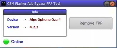 android frp unlock like gsm flasher tool