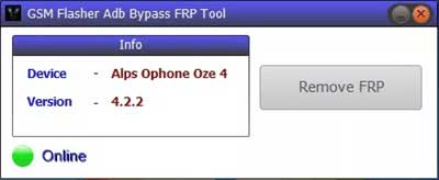 frp bypass tool like gsm flasher tool