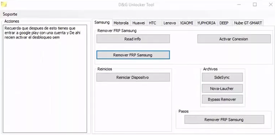 how to use dg password unlocker