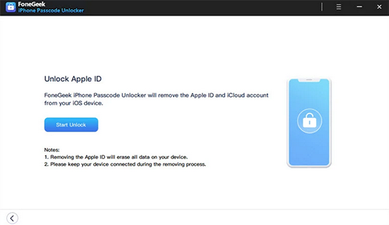 how to use fonegeek iphone asscode unlocker