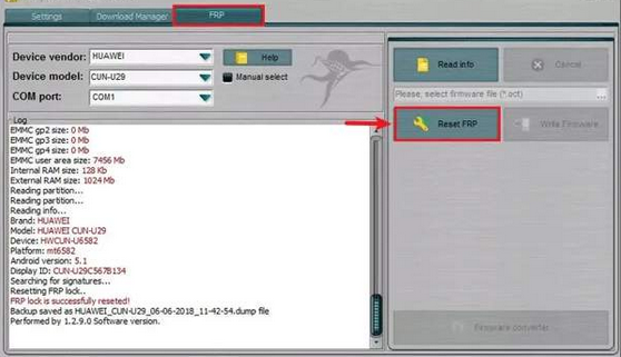 how to use octoplus frp tool