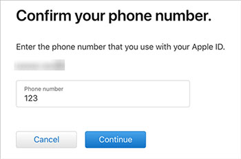 unlock apple id without phone number via iforgot