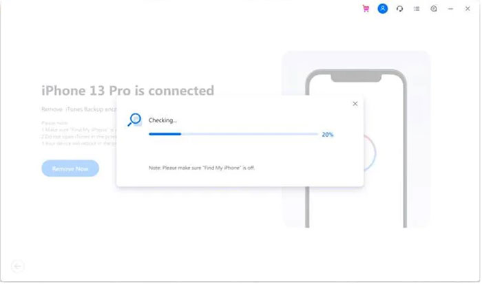 remove encryption from itunes backup
