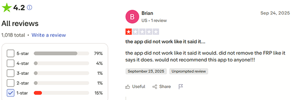 user review of itoolab unlockgo android