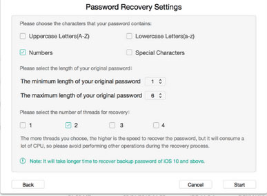 use itunes password decryptor to fix forgotten iphone backup password
