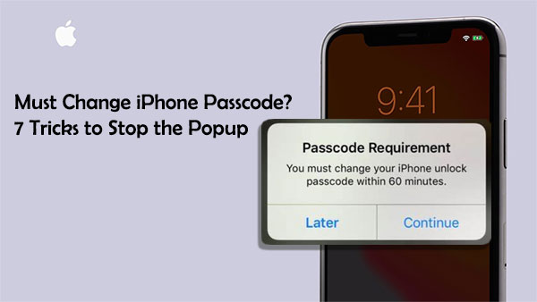 must change iphone passcode