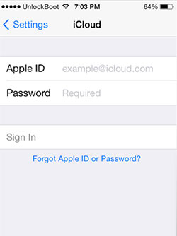 how to recover icloud password from settings