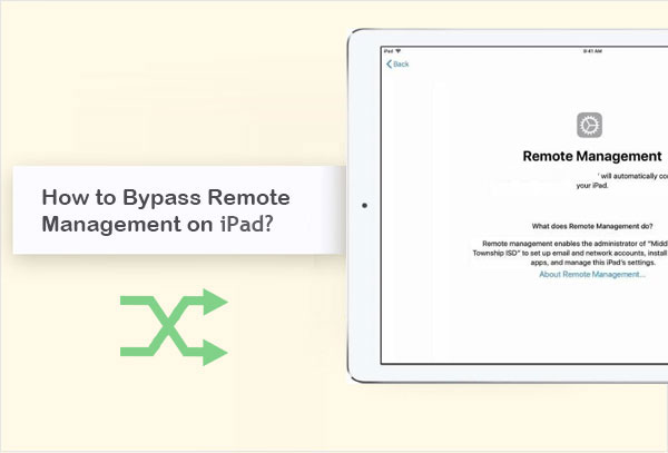 how to remove remote management from ipad