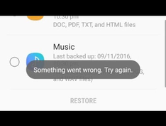 samsung cloud something went wrong