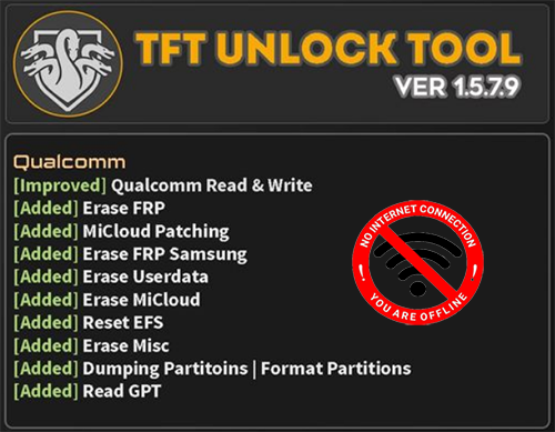 tft unlock tool no internet connection