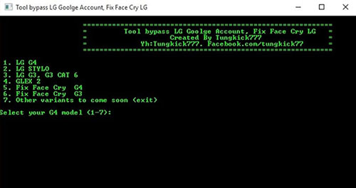 how to bypass google verification on lg using tungkick